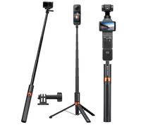 K&F CONCEPT 66"/168cm Invisible Selfie Stick Tripod for Insta360 X5/4/3