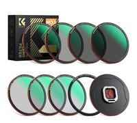 K&F CONCEPT 67mm Magnetic Lens Filter Set for Video Creators Filmmakers A3 | FSND4/8/16/32 ND Filter, True Color CPL, Black Diffusion, Blue Streak Filter, Ultra-Thin No Vignetting, Nano-X Series FU705