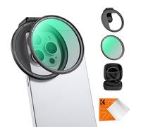 K&F Concept 67mm Magnetic Phone Clip with CPL Filter, Magnetic Circular Polarizing Filter, HD Optical Glass, Compatible with iPhone 17/16/15/14/13/12, 16/15/14/13/12 Pro/Pro Max, S22/23 Ultra