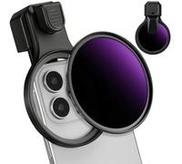 K&F CONCEPT 67mm ND1000000 Phone Solar Lens Filter with Press-on Mount Kit