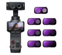 K&F CONCEPT 7-Pack ND Filter Kit Compatible with Insta360 Luna Ultra | ND8+ND16+ND32+ND64+ND128+ND256+ND1000 Neutral Density Filter with Magnetic Mount, Optical Glass, Ultra-Slim - FI061