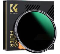 K&F CONCEPT 72mm Black Diffusion Mist ND Filter 1-9 Stop Variable ND2-400