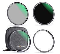 K&F Concept 72mm Magnetic Lens Filter Kit - UV CPL ND1000 Magnetic Adapter Ring