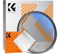 K&F Concept 72MM Polarising Filter Circular Polarizing CPL, Ultra Slim, Japan Optics, Multi Coated, with Cleaning Cloth (Nano-K Series)
