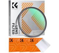 K&F CONCEPT 77mm Black Diffusion 1/2 Filter Mist Soft Glow Diffuser Lens Filters (Nano-K Series)
