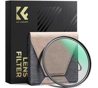 K&F Concept 77mm Black Diffusion 1/4 Filter with Brass Frame, Ultra Low Reflection, Mist Soft Glow Diffuser Lens Filters (Nano-X PRO Series)