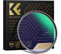 K&F Concept 77mm Natual Night Filter Light Pollution Filter for Night Photography Sky/Star Astrophotography Optical Glass Double Sided (Nano-X Series)