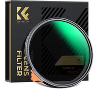 K&F Concept 82mm 1/4 Black-Mist & Variable ND2-32 Filters, Multi-functional Black Diffusion Adjustable ND 2-in-1 Filters Neutral Density for DSLR Lens