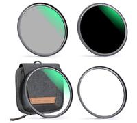 K&F Concept 82mm Magnetic Lens Filter Kit - UV CPL ND1000 Magnetic Adapter Ring Optical Glass Camera Filter Pouch Quick Swap System (Nano-X Series)