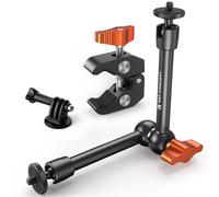 K&F CONCEPT 9.8" Magic Arm Clamp Kit with Action Camera Adapter