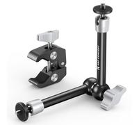 K&F CONCEPT 9.8" Magic Arm Clamp Kit with Dual 360° Ball Heads