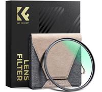 K&F CONCEPT 95mm UV Filter with Brass Frame, High Transmittance Ultra-HD Low Reflection Optical Glass Lens Protector for Telephoto Lenses, Nano-X PRO Series
