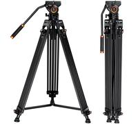 K&F Concept Aluminium Video Camcorder Camera Tripod Max Load 8KG - Max Height...