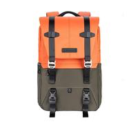 K&F Concept Backpack 20L Orange + Dark Green Travel Backpack for Outdoor Phot...