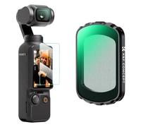 K&F CONCEPT Black-Mist 1/2 Filter Kit Compatible with DJI Osmo Pocket 4/3 | Black Diffusion 1/2 Filter with Magnetic Mount, Creates a Cinematic Soft Glow and Atmospheric Mood - FD161