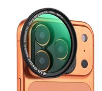 K&F CONCEPT Black-Mist 1/4 Filter Set Compatible with iPhone 17-14 Pro/Max