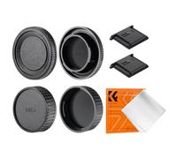 K&F Concept Body Cap + Rear Lens Cap Compatible with Minolta MD Mount SR-2, SR-7, SR-T 101, X-1, XE-5, XE, XE-1, XE-7, XD-7, XD-11, XG-M Camera Lens Accessories with Hot Shoe Cover