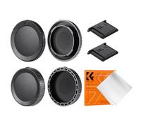 K&F Concept Body Cap + Rear Lens Cap Compatible with Nikon Z Mount Z6, Z7, Z8, Z9, Z30, Z50, Z5, Z7 II, Z6 II, ZF C, Camera Lens Accessories with Hot Shoe Cover