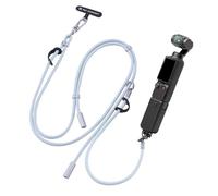K&F Concept Cable Lanyard Compatible with DJI Osmo Pocket 3, Adjustable Crossbody Wrist Strap Neck Strap Lanyard for Camera and Mobile Phones (Light Blue)