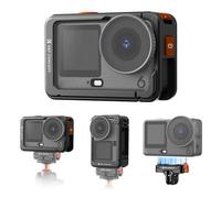 K&F CONCEPT Cage and Foldable Quick Release Mount Kit Compatible with DJI Osmo Action 6, Protective Expansion Frame Case with Cold Shoe Mount | 1/4" Screw Adapter for Tripod, Selfie Stick Vlogging