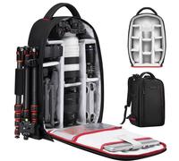 K&F CONCEPT Camera Backpack 16L for Photographers DSLR SLR Camera Bag | 16L Lightweight,180 Degree Open, Custom Dividers, with 14in Laptop Compartment & Tripod Holder, for Canon/Nikon/Sony/vlog,B08