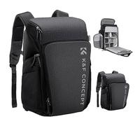 K&F Concept Camera Backpack for Photographers Large Capacity Camera Bags with Raincover, 15.6 Inch Laptop Compartment for Camera Drone Bags