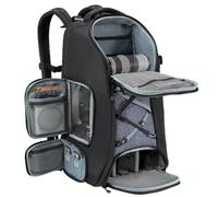 K&F Concept Camera Backpack,Camera Bags for Photographers Large Capacity with Raincover (03-black-grey, XL)