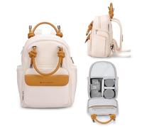 K&F CONCEPT Camera Backpack, PU Camera Bag for Photographers