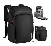 K&F Concept Camera Backpack 25L Camera Bags for Photographers Large Capacity Camera Case with Raincover,15.6 Inch Laptop Compartment Compatible for Canon/Nikon/Sony/DJI Mavic Drone Backpack
