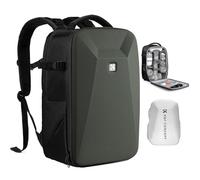 K&F CONCEPT Camera Backpack,Hardshell DSLR Photography Camera Bag with 15-15.6 Inch Laptop Compartment Waterproof Camera Case Compatible for Canon/Nikon/Sony/DJI Mavic Drone