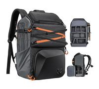 K&F CONCEPT Camera Backpack Shoulder Bag for Photographers, Hardshell Case Camera Bag, Multifunction Photography Backpack with 15.6" Laptop Compartment