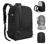 K&F Concept 18L Camera Backpack for Photographers, Large Capacity Camera Bags with Rain Cover, 15.6 Inch Laptop Compartment for Camera Drone Bags