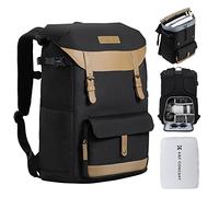 K&F Concept Camera Backpacks for Photographers Travel Bag for Tripod Camera Lence Accessory with laptop compartment and Rain Cover Waterproof Multi-Functional Camera Bags for DSLR SLR