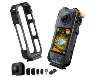 K&F CONCEPT Camera Cage for Insta360 X5, Protective Case with Lens Cover
