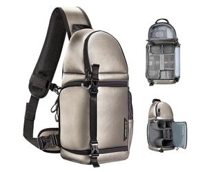 K&F CONCEPT Camera Sling Bag for photographers, Professional 11L Waterproof Camera Shoulder Backpack for DSLR SLR Canon Nikon Sony Cameras