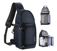 K&F Concept Camera Sling Bag for photographers, Professional 10L Waterproof Camera Shoulder Backpack for DSLR SLR Canon Nikon Sony Cameras