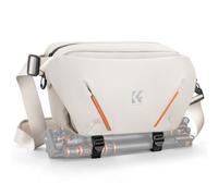 K&F CONCEPT Camera Sling Bag,Lightweight Camera Bag with Tripod Holder | Water-Resistant, Foldable Side Pocket, Quick Access,Camera Case Crossbody Bag, for Canon/Sony/Nikon/DSLR/Mirrorless/vlog,BS19