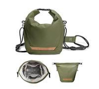 K&F CONCEPT Camera Sling Bag Small Camera Compact Case, Lightweight Soft Camera Pouch Handbag for Urban Street Photography (Green)