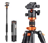 K&F Concept Carbon Fibre Tripod Travel Stand With Removable Monopod 360