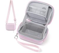 K&F CONCEPT Carrying Case for Digital Camera, Small Hard Shell Protective Case (Pink, Medium)