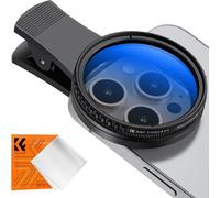 K&F CONCEPT Clip-on Filter 52mm CPL Filters Polarizing for Phone Clip, Compatib