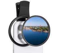 K&F Concept Clip-on Filter 67mm CPL Filters Polarizing for Phone Clip Threaded Camera Lens Filter for Iphone Samsung HONOR