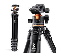 K&F Concept Compact Camera Tripod, 70inch Portable Travel Tripod with Ball Head Carrying Bag Loading Up to 33lbs/15KG for DSLR Canon Nikon Sony Mutate Series M1+BH-35L