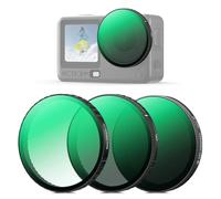 K&F CONCEPT CPL,ND4-32,Black Diffusion 1/4 Filters Compatible with DJI OSMO ACTION 6，Snaop-on Polarizing Variable ND Black-mist Filter Kit, HD Optical Glass with 28-layer Coating