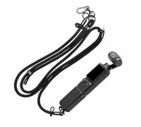 K&F Concept Crossbody Neck Strap Compatible with DJI Osmo Pocket 3, 2 in 1 Lanyard Adjustable Crossbody and Wrist Strap, Anti-Lost Lanyard for Action Camera (Black)