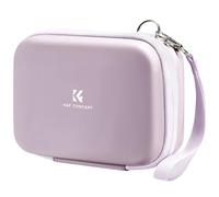 K&F Concept Digital Camera Case, Waterproof & Protective Small Camera Bag, Lightweight Camera Sling Bag with 2 Carrying Ways (Purple)