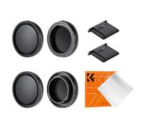 K&F CONCEPT E Mount Body Cap & Rear Lens Cover Kit with Cleaning Cloth kit | Compatible with Sony A6600 A6500 A6400 A6300 A6100 A6000 A5100 A7C A7CR A7C II A7 A7S A7R A9 A9II ZV-E10 NEX-6 NEX-7 NEX-5C
