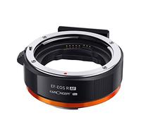 K&F Concept EF/EF-S to EOS R Auto Focus Lens Adapter, Compatible with Cano-n EF/EF-S Mount Lens and Compatible with EOS R Mount Mirrorless Camera Body EOSC70 EOSR5 EOSR6 EOS R EOS RP