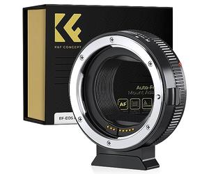 K&F CONCEPT EF to EOS R Adapter Auto Focus EF-S Lens to RF Mount Adapter