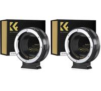 K&F CONCEPT EF to EOS R Adapter Auto Focus EF-S Lens to RF Mount Adapter (Pack of 2)